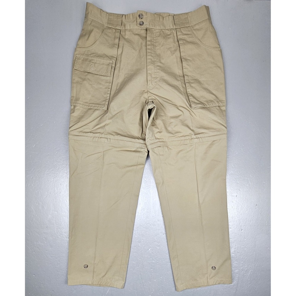 Vintage 80s Banana Republic Convertible Pants Mens 40x30 Khaki Safari Outdoor